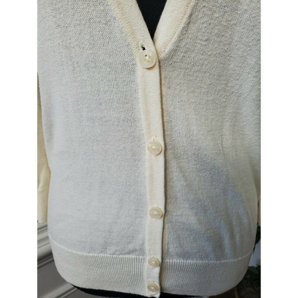 Loft V-Neck Button Long Sleeve Cardigans Sweaters - Picture 3 of 10